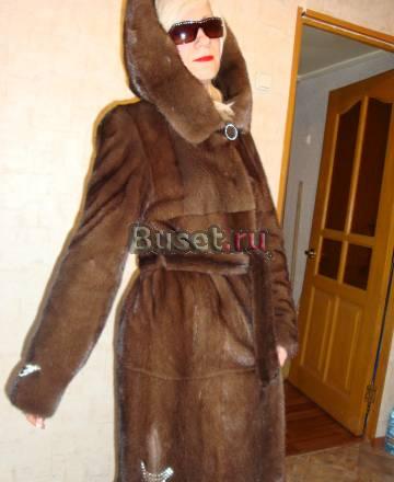 Новая норковая шуба, из цельных шкурок Москва