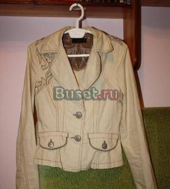 Пиджак летний с вышивкой Санкт-Петербург