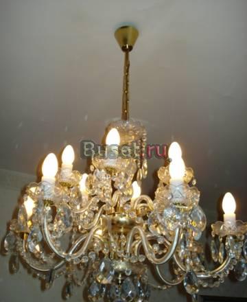 Люстра Чехия 10 рожков Москва
