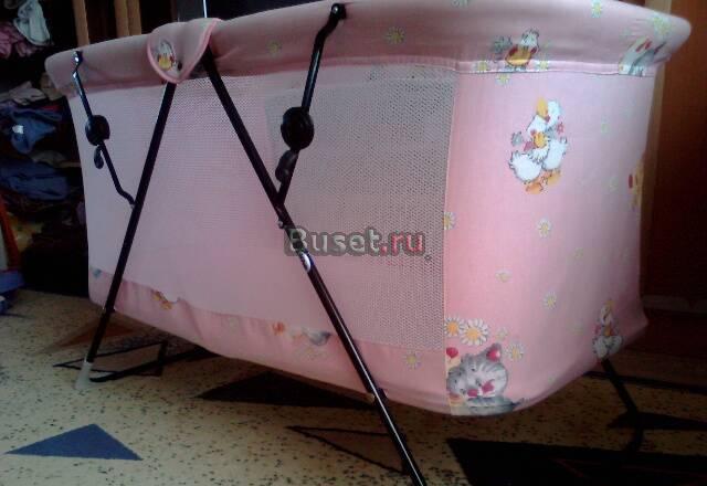 Новая кроватка-манеж складной Красноярск