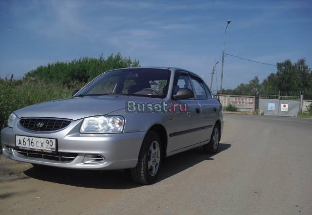 Hyundai Accent, 2005, Серебристый металик Москва