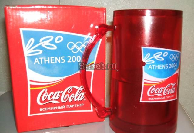 2 замораживающиеся олимпийские кружки от coca-cola Москва