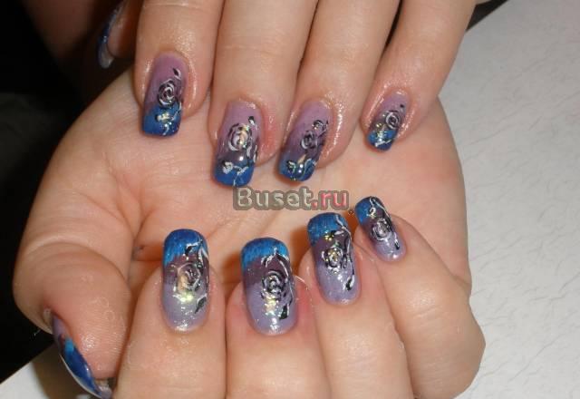 Наращивание ногтей(гель,акрил,биогель) дизайн Москва