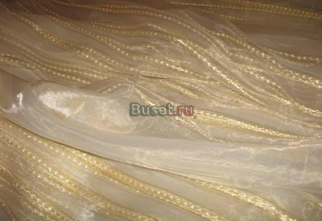 Ткань на тюль цвета шампань Москва
