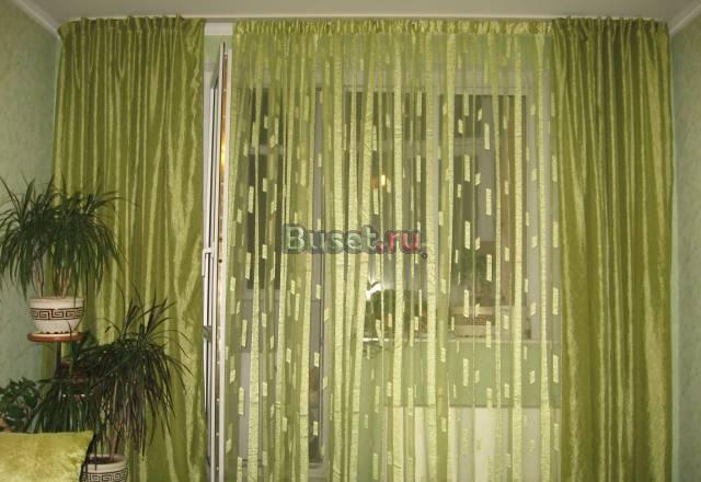 Новый комплект шторы с подхватами + тюль Москва