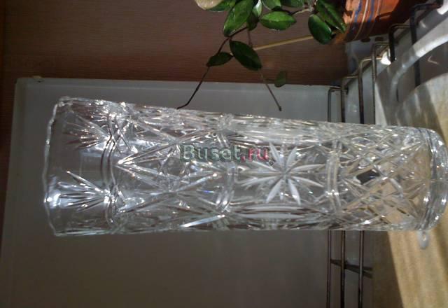 Ваза хрустальная, новая.пр гусь-хрустальный Москва