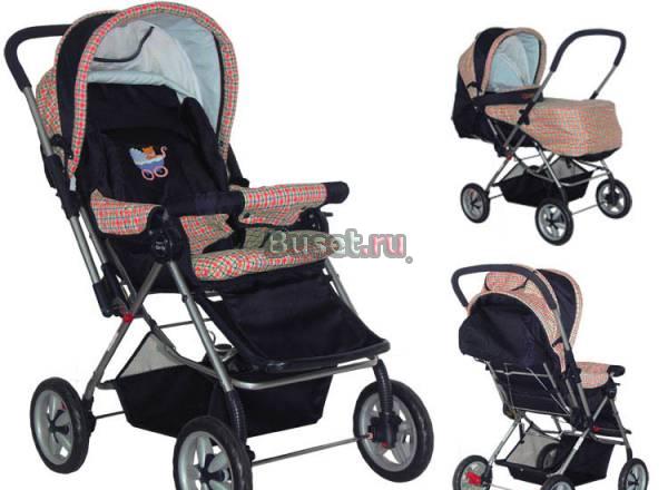 Коляска Geoby C306-X ярко-голубая Москва