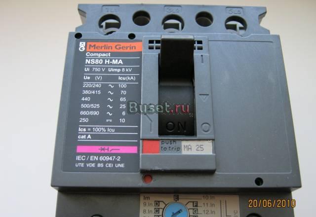 Автоматический выключатель Compact NS-80 Оренбург