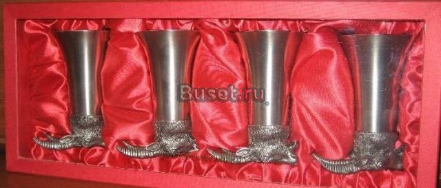 Бокалы Фужеры Подарочный набор 4 штуки Москва