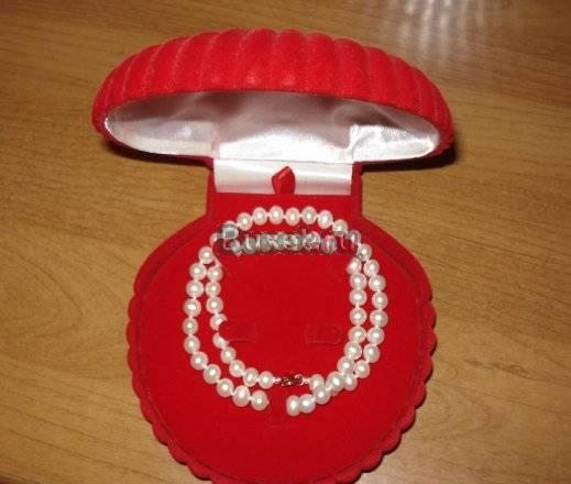 Ожерелье из натурального речного жемчуга Москва