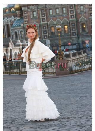 Свадебное платье + укороченное пальто Санкт-Петербург