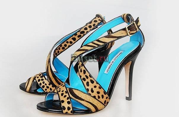 Туфли Manolo Blahnik леопардовые Москва