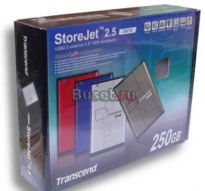 Новый Transcend TS250GSJ25S-S 250Gb внешний HDD Москва