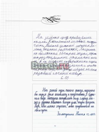 Каллиграфъ.RU Почерк красивый и быстрый Новосибирск