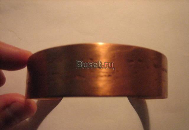 Медный браслет Москва