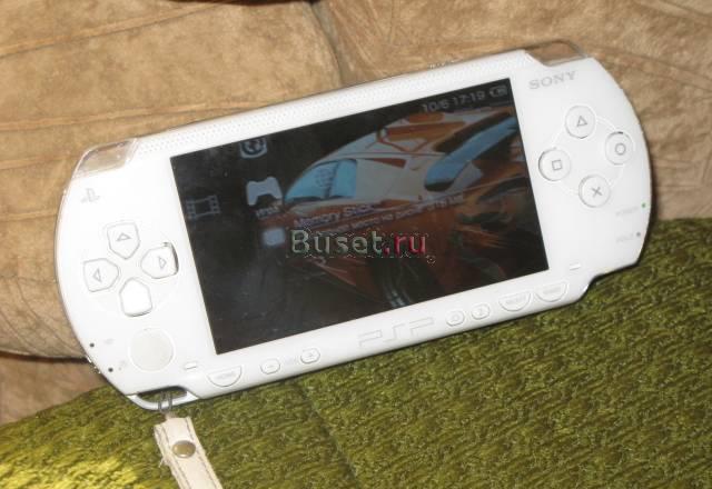 PSP, Fat, белая,прошита,игры,1гиг,зар,чехол,отл Москва