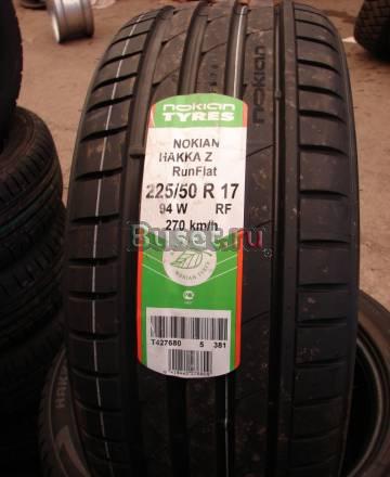 Колеса Nokian hakka Z RUN Flat  225/50 ZR 17 94W н Санкт-Петербург