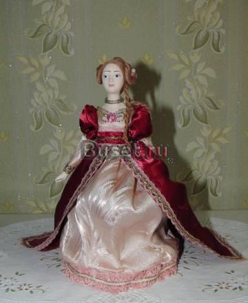 Фарфоровая кукла в нарядном платье Москва