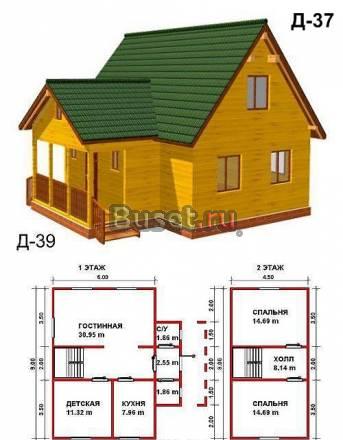 Дача 93 кв м в садовом товариществе Заокский