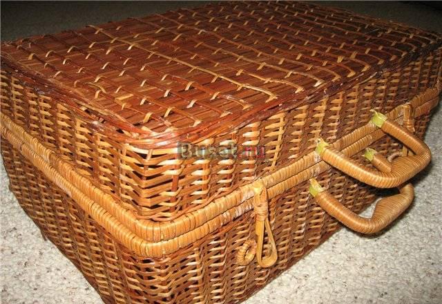 Декоративный ящик из лозы(соломки) Москва