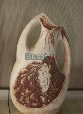Ваза. Керамика. Высота 47см Москва