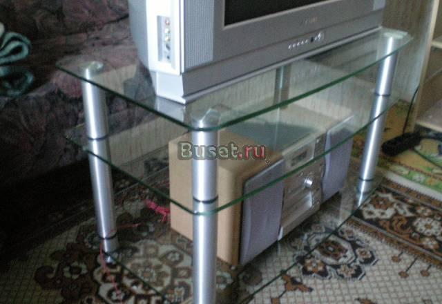 Подставка под телевизор из закаленного стекла Москва