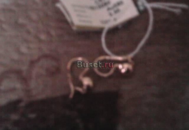 Первые золотые серьги для малышки Москва