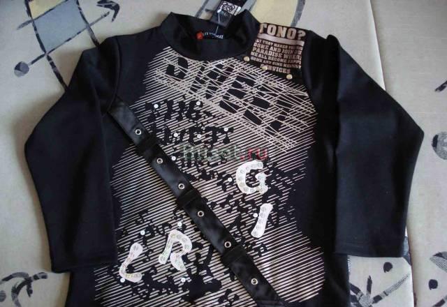 Блуза-кофта чёрная, новая, хлопок, Littel May Москва