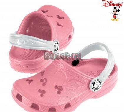 Кроксы новые с ярлыком Crocs Disney Pink/grey Москва