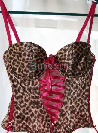 Корсет - топ леопардовый. 75 а Санкт-Петербург