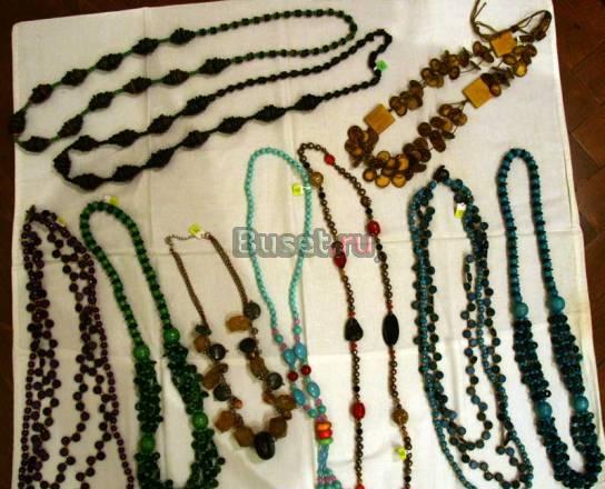 Бусы серьги браслеты, разная яркая бижутерия Москва