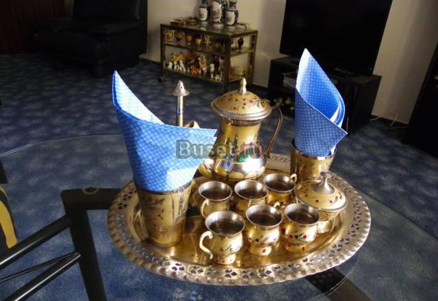 Индийский сервиз на 6 персон, Цветная эмаль Москва