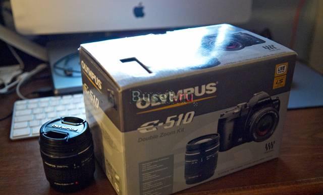 Olympus E-510 duble kit + вспышка Olympus FL-50 Москва