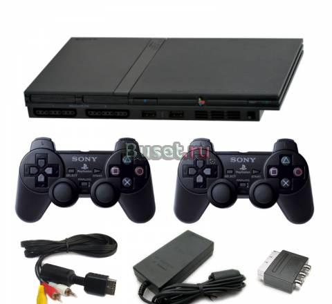 Приставка Playstation 2 тонкая чипованная Москва