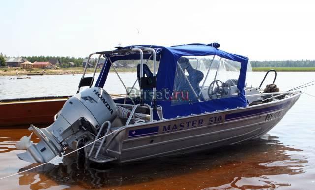 Катер Мастер 510 с двигателем honda BF90 Москва