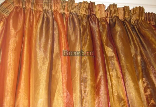 Готовые шторы из органзы Москва