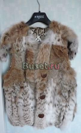 Жилет меховой из рыси Москва
