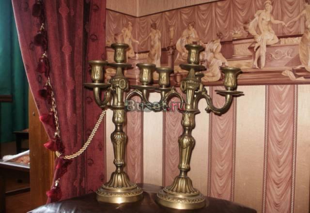 Пара массивных канделябров Москва