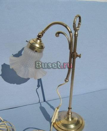Старинная настольная лампа, начало хх века Москва