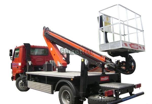 Автовышка на базе тата 613 Москва