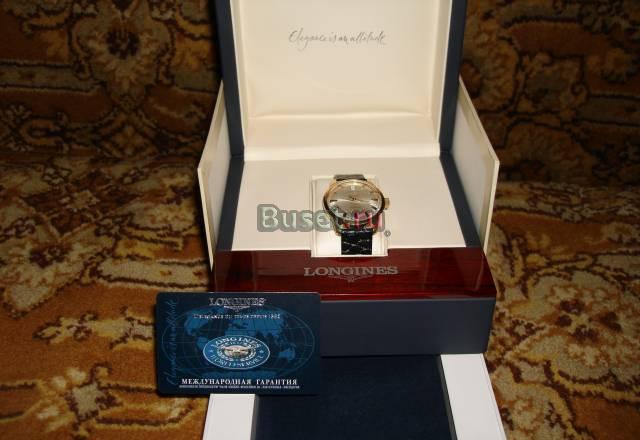 Золотые Швейцарские часы  longines Conquest Золото Москва