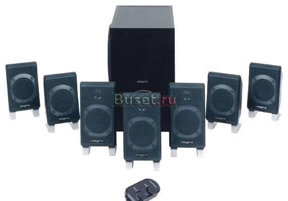 Creative Inspire T7700 (7 колонок + саб) + Стойки Москва