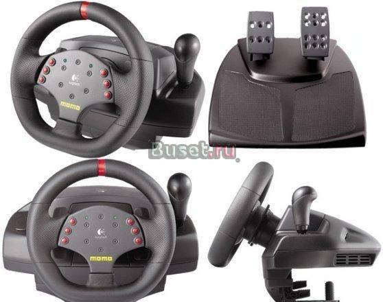 Руль Logitech momo Racing Force Feedback wheel Москва