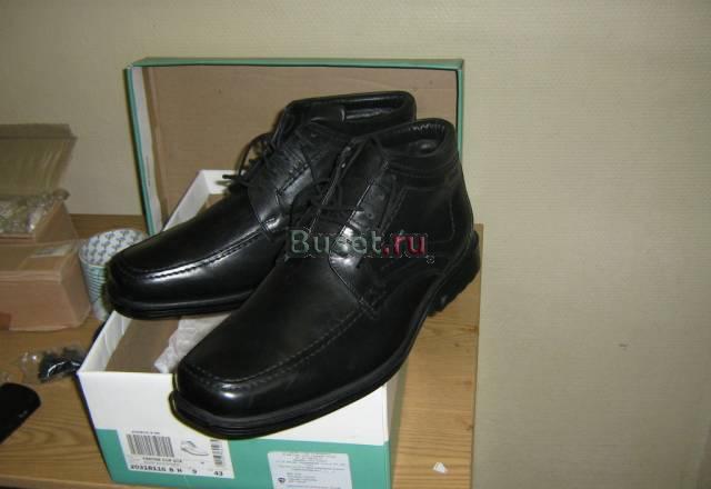 Ботинки муж,нов,Clarks,43-осенние Москва