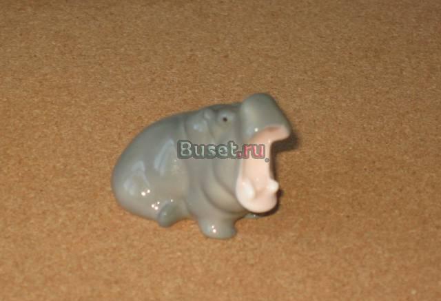 Фарфор. Бегемотик. лфз Москва