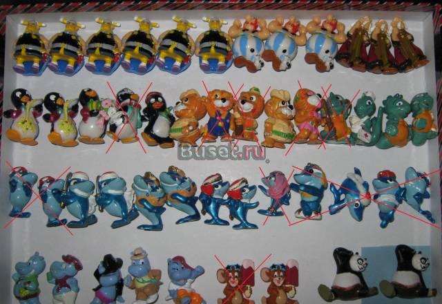 Игрушки из киндер сюрприза Москва