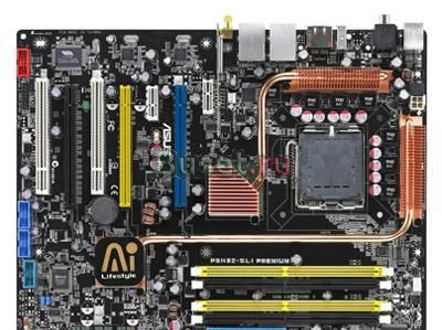 Нерабочая материнская плата asus P5N32-SLI Premium Москва