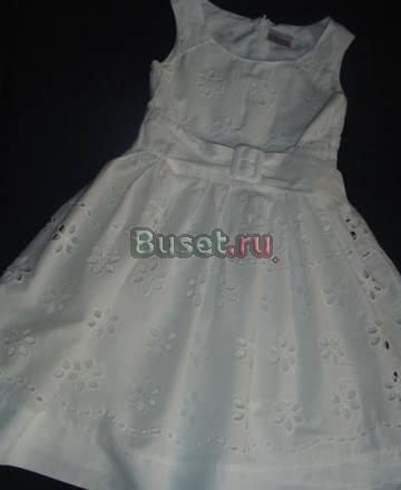 Next р.116 белое шитье сарафан дд Москва
