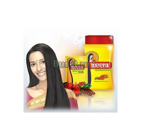 Сухой травяной шампунь Hairwash powder Meera Москва