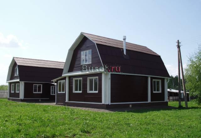 Два новых жилых дома,баня. рядом лес и река Ярославль